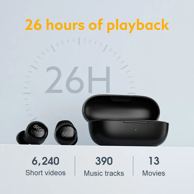 QCY T17 True Wireless Bluetooth In-Ear Headphones